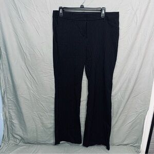Express Black Pinstripe Pants Size L